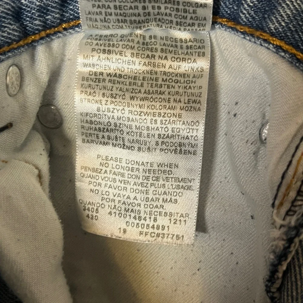 Mens Levi's 505 Straight Fit Jeans Light‎ Wash VTG Denim 33x32 Fit 33x30 Grunge